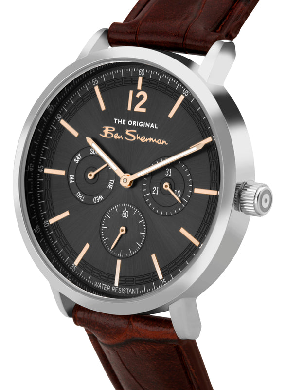 Analogue Watch - Ben Sherman BS011EBR Men's Brown Watch