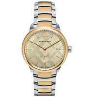 Analogue Watch - Burberry BU10011 Men's The Classic Two Tone Watch