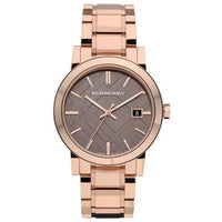 Analogue Watch - Burberry BU9005 Ladies The City Rose Gold PVD Watch