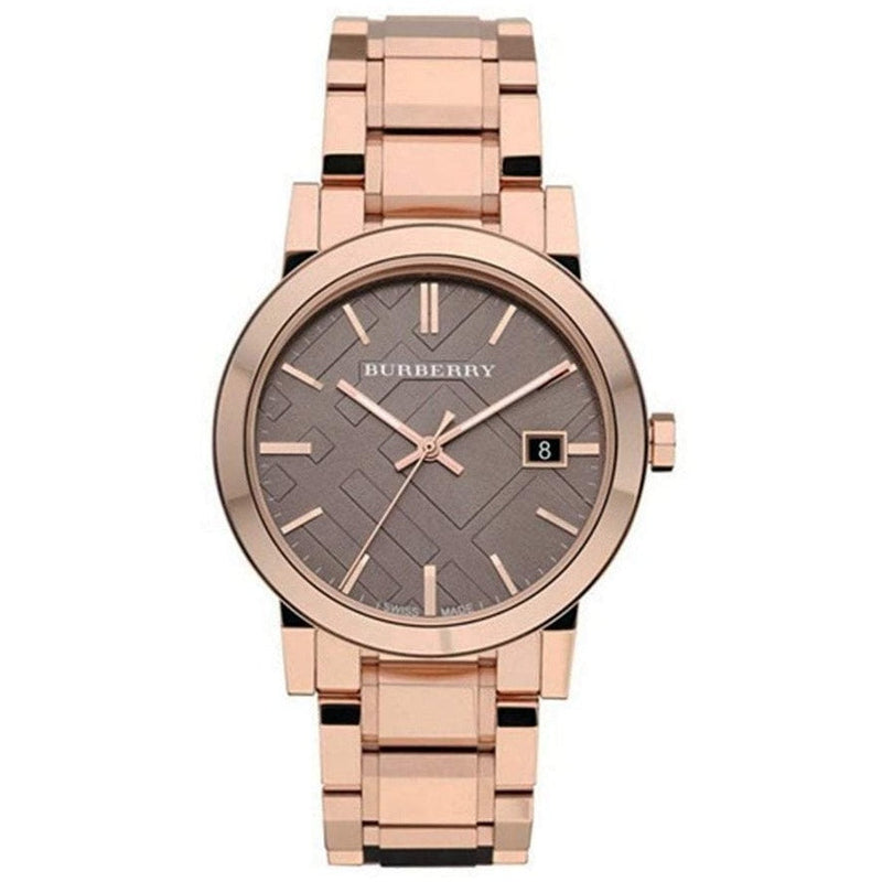 Analogue Watch - Burberry BU9005 Ladies The City Rose Gold PVD Watch