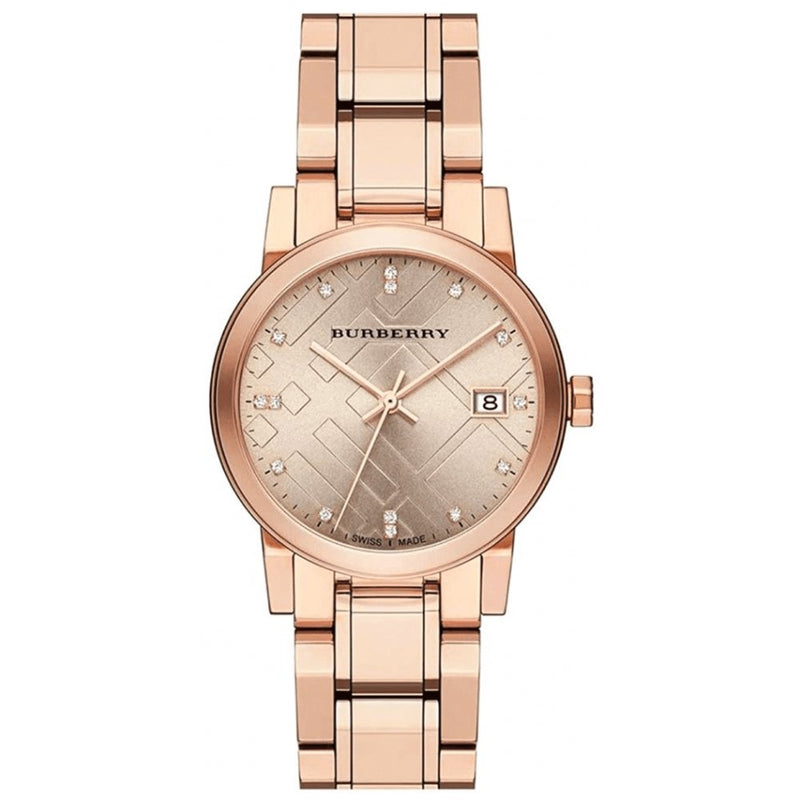 Burberry watch with diamonds sale