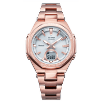 Analogue Watch - Casio Baby-G Ladies Rose Gold Watch MSG-B100DG-4AER