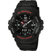 Analogue Watch - Casio G-Shock Men's Black Watch G-100-1BVMES