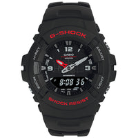 Analogue Watch - Casio G-Shock Men's Black Watch G-100-1BVMES