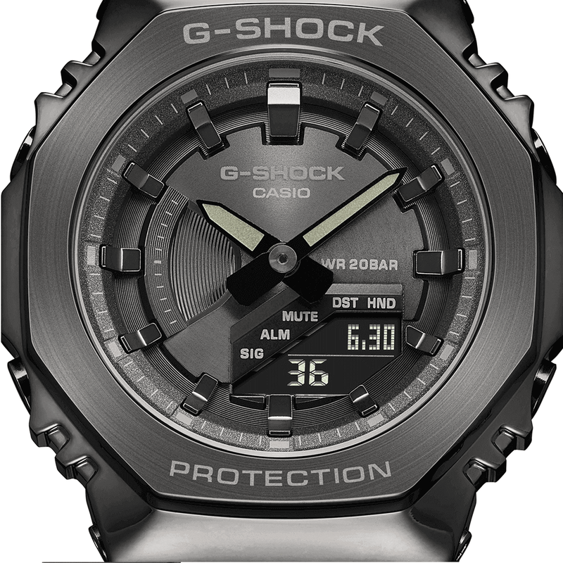 Analogue Watch - Casio G-Shock Men's Grey Watch GM-S2100B-8AER