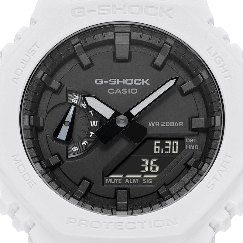 Analogue Watch - Casio G-Shock Men's White Watch GA-2100-7AER