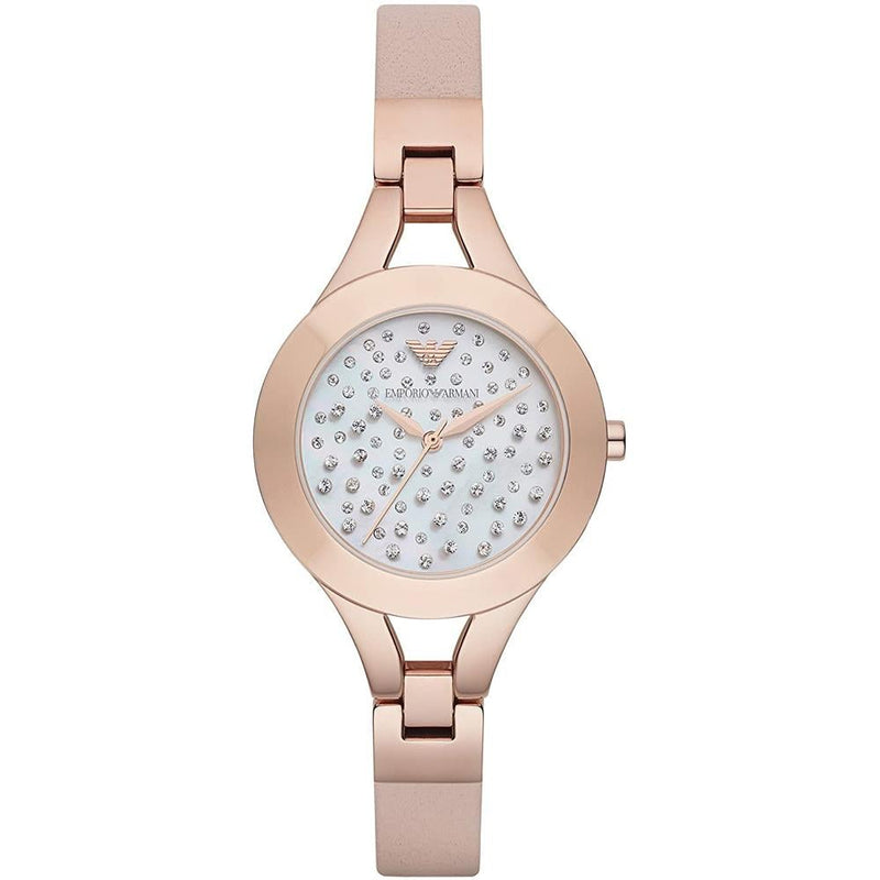 Analogue Watch - Emporio Armani AR7437 Ladies Rose Gold Watch