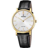 Analogue Watch - Festina F20016/1 Men's Black Swiss Made Watch