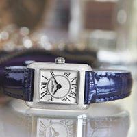 Analogue Watch - Frederique Constant Ladies Fc Classic Carree Blue Watch FC-200MC16