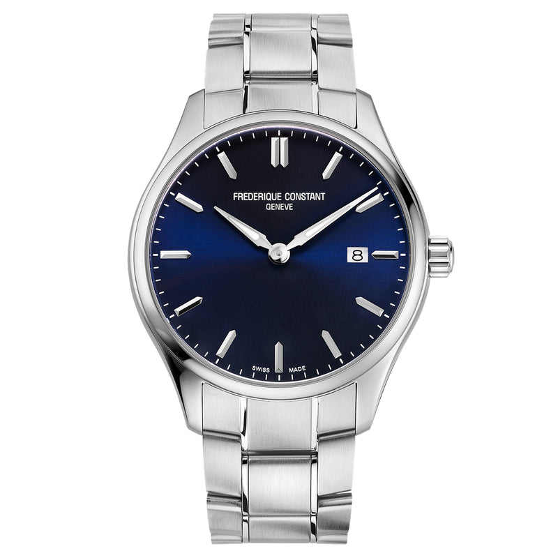 Analogue Watch - Frederique Constant Men's Classic Blue Watch FC-220NS5B6B