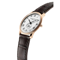 Analogue Watch - Frederique Constant Men's Fc Slimline Small Seconds Brown Watch FC-235M4S4