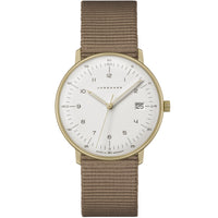 Analogue Watch - Junghans Max Bill Damen Ladies Brown Watch 47/7055.02