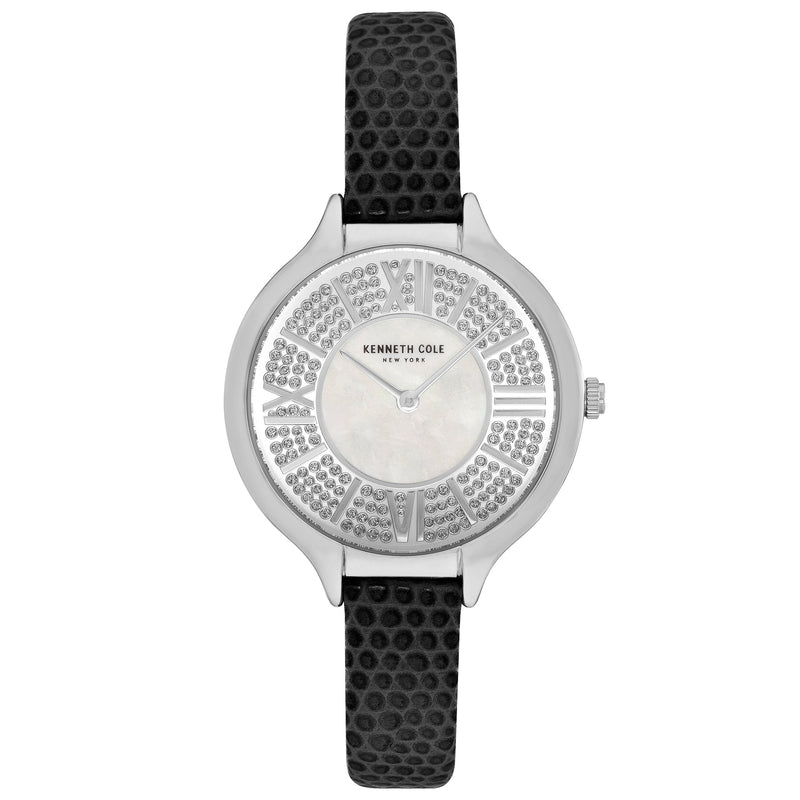 Analogue Watch - Kenneth Cole Ladies Black Watch KC51054005