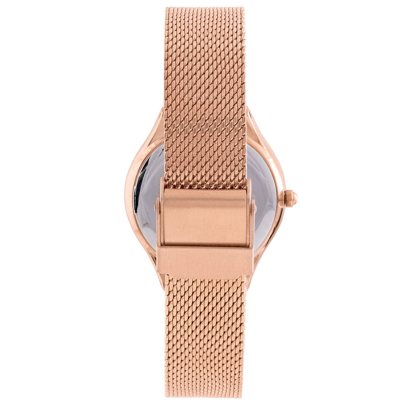 Analogue Watch - Kenneth Cole Ladies Rose Gold Watch KC50962001