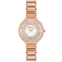 Analogue Watch - Kenneth Cole Ladies Rose Gold Watch KC51054002