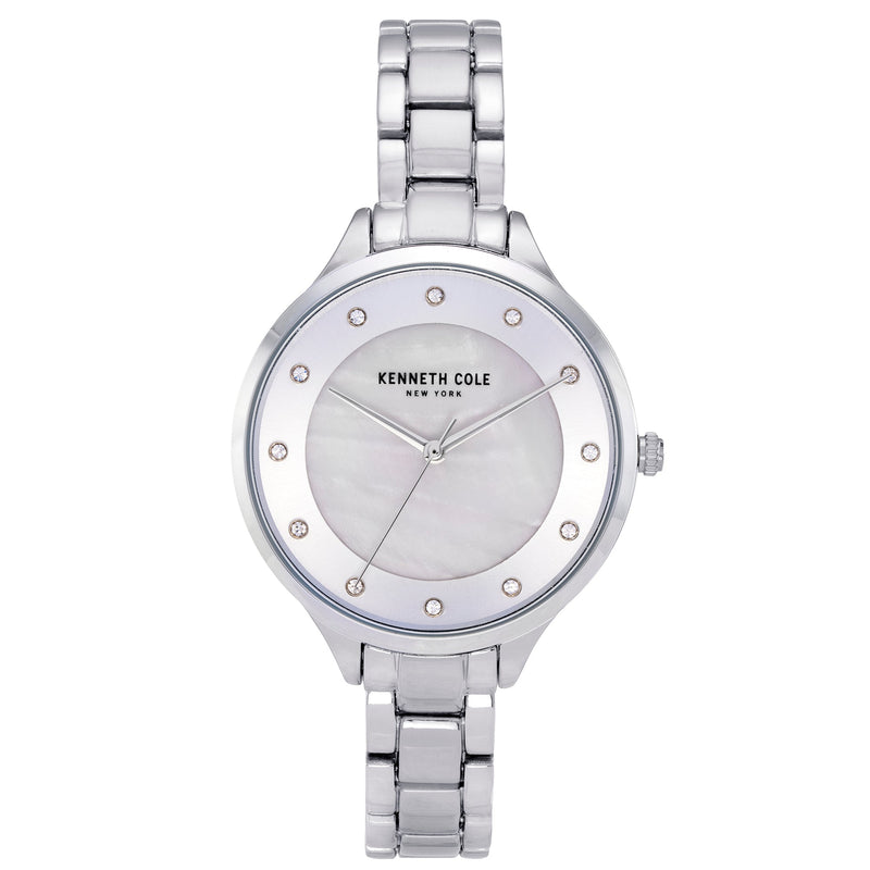 Analogue Watch - Kenneth Cole Ladies Silver Watch KC50940001