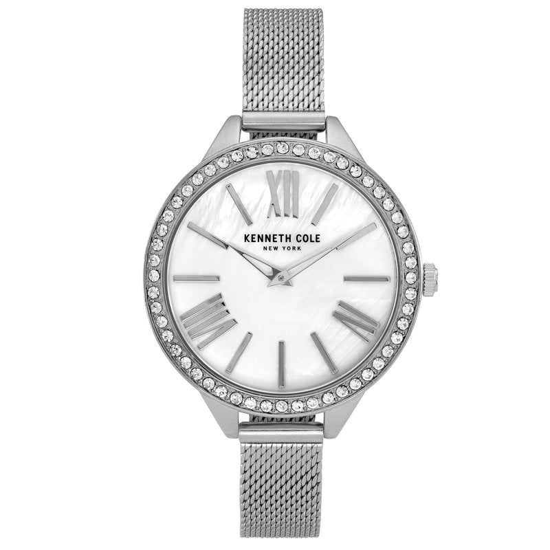 Analogue Watch - Kenneth Cole Ladies White Watch KC50939001