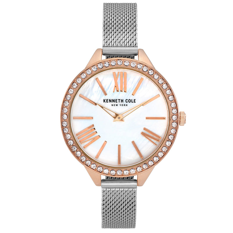 Analogue Watch - Kenneth Cole Ladies White Watch KC50939003