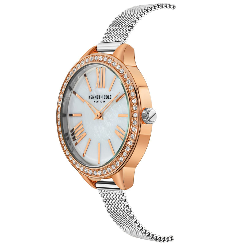 Analogue Watch - Kenneth Cole Ladies White Watch KC50939003