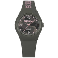 Analogue Watch - Ladies Urban Rookie Green Rubber Strap Superdry Watch SYL254NP