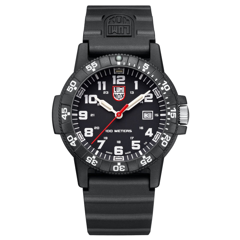 Analogue Watch - Luminox Leatherback Sea Turtle Men's Black Watch XS.0321.L