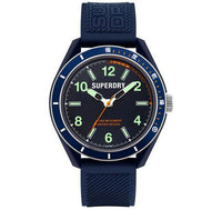 Analogue Watch - Men's Osaka Dive Blue Rubber Strap Superdry Watch SYG304U