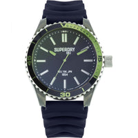 Analogue Watch - Men's Tokyo Ski Blue Rubber Strap Superdry Watch SYG241U