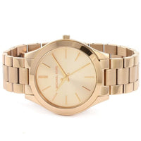 Analogue Watch - Michael Kors MK3197 Ladies Slim Runway Rose Gold Watch