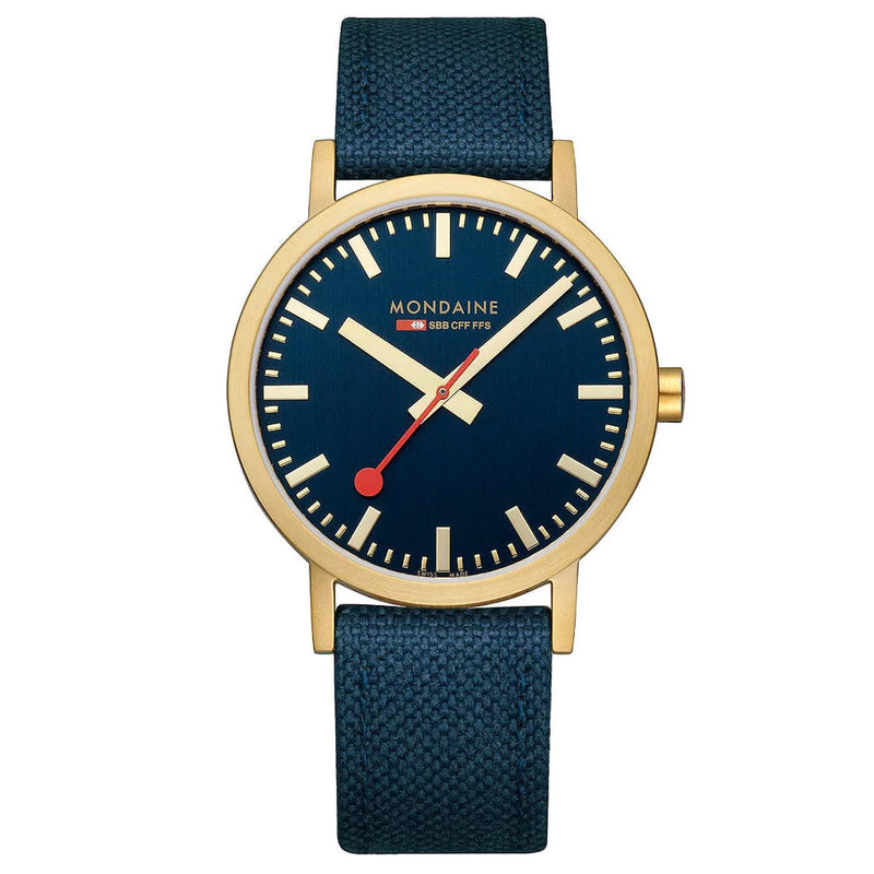 Analogue Watch - Mondaine Classic Unisex Blue Watch A660.30360.40SBQ