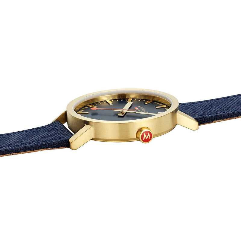 Analogue Watch - Mondaine Classic Unisex Blue Watch A660.30360.40SBQ