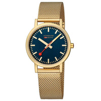 Analogue Watch - Mondaine Classic Unisex Gold Watch A660.30314.40SBM