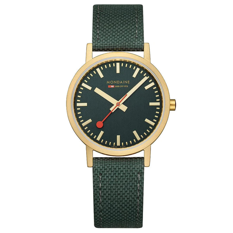 Analogue Watch - Mondaine Classic Unisex Green Watch A660.30314.60SBS