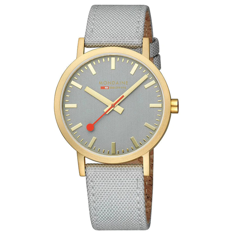 Analogue Watch - Mondaine Classic Unisex Grey Watch A660.30360.80SBU