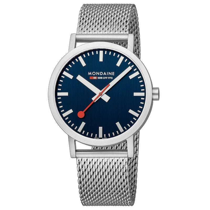 Analogue Watch - Mondaine Classic Unisex Silver Watch A660.30360.40SBJ