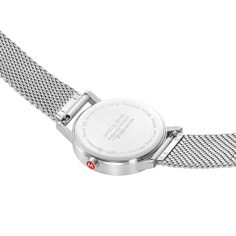 Analogue Watch - Mondaine Classic Unisex Silver Watch A660.30360.40SBJ