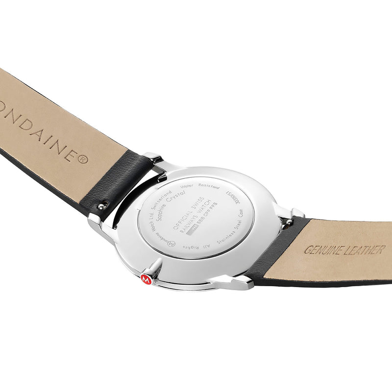 Analogue Watch - Mondaine Simply Elegant Unisex White Watch A638.30350.11SBO