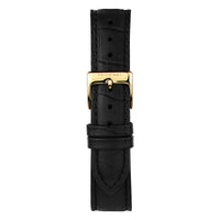 Analogue Watch - Nordgreen Infinity Black Leather 32mm Gold Case Watch