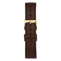 Analogue Watch - Nordgreen Native Dark Brown Leather 40mm Gold Case Watch