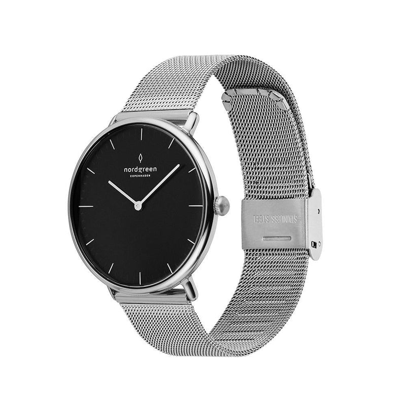 Analogue Watch - Nordgreen Native Silver Mesh 32mm Silver Case Watch