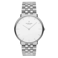 Analogue Watch - Nordgreen Native Silver Stainless Stee 40mm Silver Case Watch