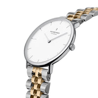 Analogue Watch - Nordgreen Native Two-Tone Stainless Steel 32mm Silver Case Watch