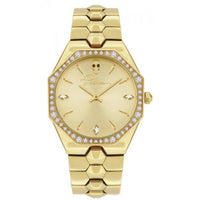 Analogue Watch - Police Gold Montaria Watch 16038BSG/22M