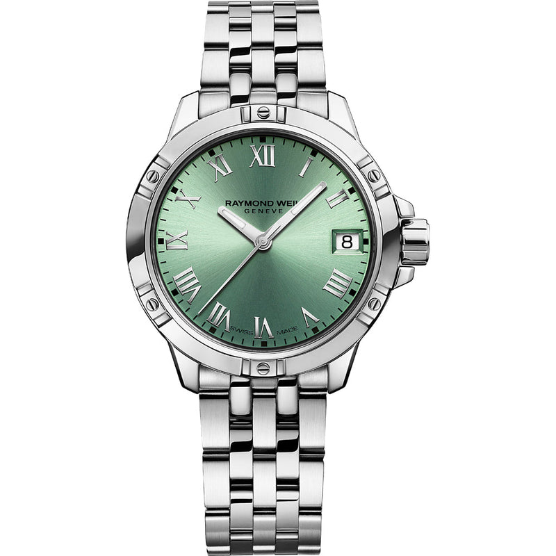 Analogue Watch - Raymond Weil Tango  Ladies  Green Watch 5960­-ST-­00520