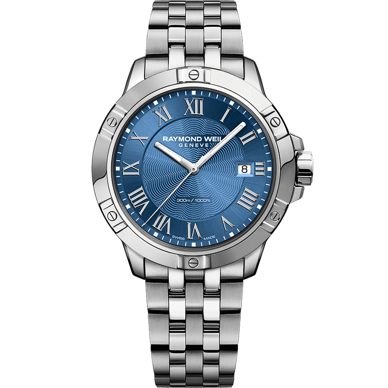 Analogue Watch - Raymond Weil Tango Men's Blue Watch 8160-ST-00508