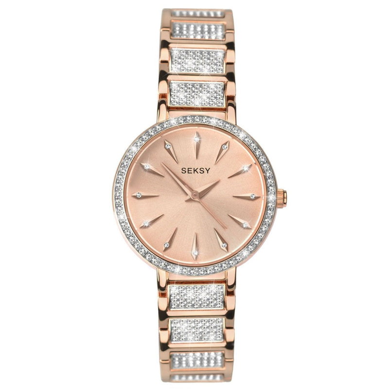 Analogue Watch - Sekonda 2372 Ladies Rose Gold & Chrome Seksy Watch