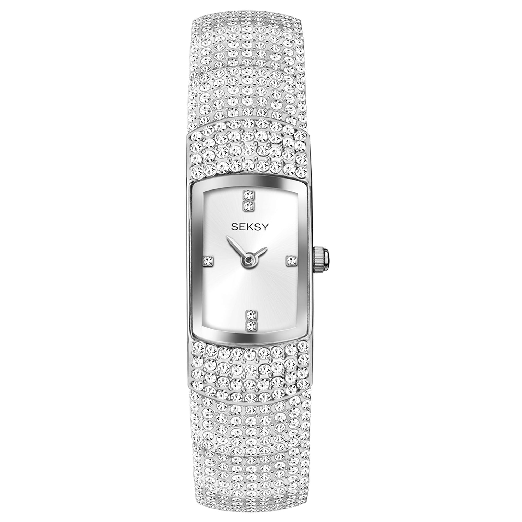 Seksy watch clearance with swarovski crystals