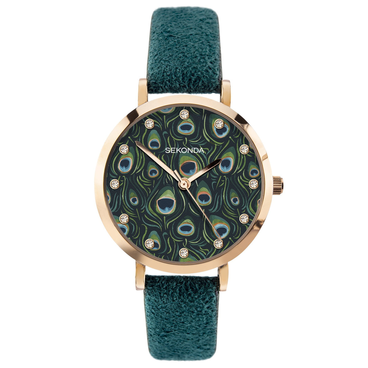 Sekonda 40021 Ladies Dark Green Watch from WatchPilot