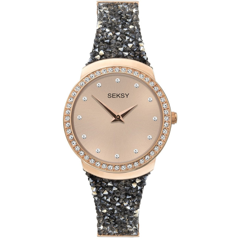 Analogue Watch - Sekonda 40041 Ladies Black-Grey Seksy Watch