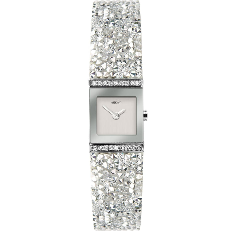 Analogue Watch - Sekonda 40042 Ladies White-Silver Seksy Watch