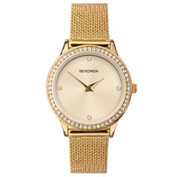Analogue Watch - Sekonda 40083 Ladies Gold Watch